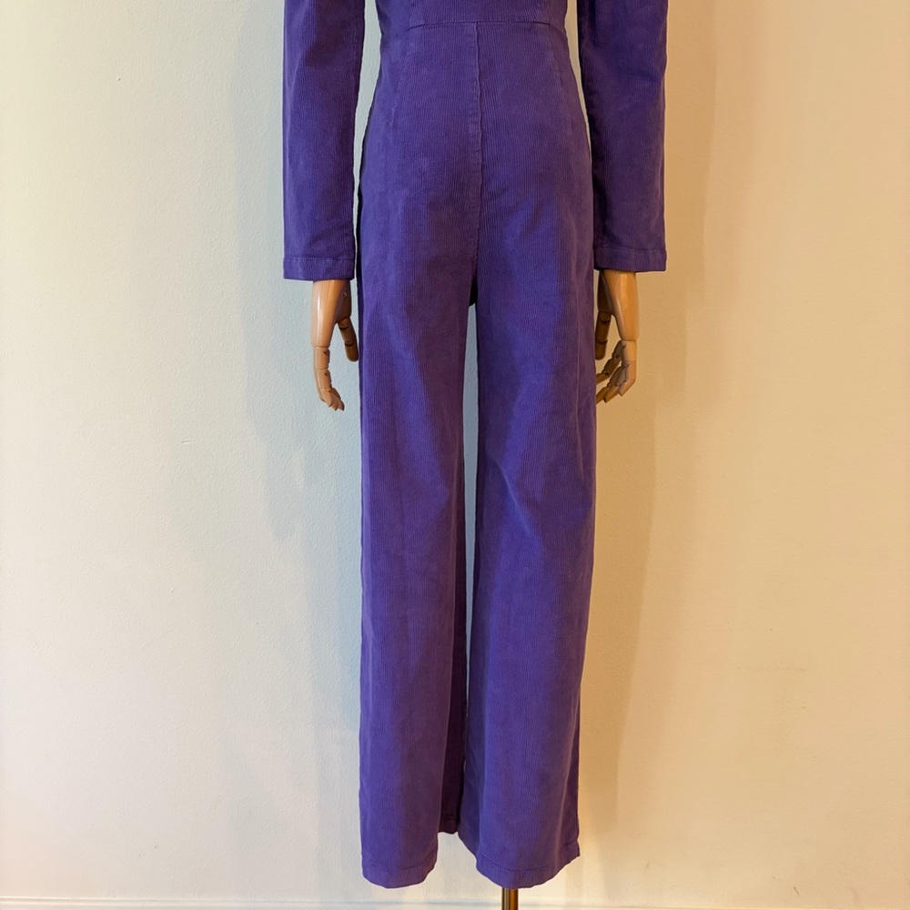 Paloma Wool Paufe Corduroy Jumpsuit in Purple - NWT Size 36 (XS) - Picture 11 of 13